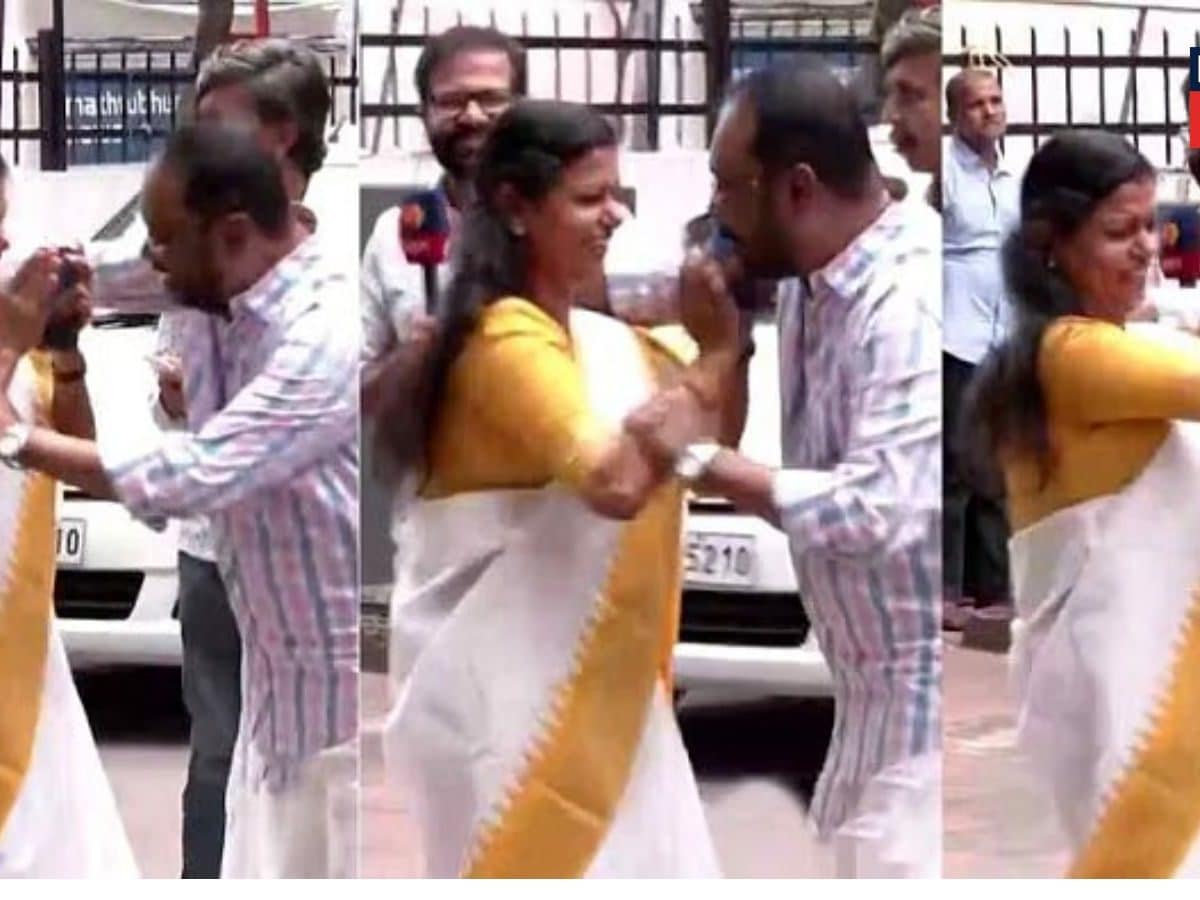 Congress Leader: ತಳ್ಳಿದ್ರೂ ಬಿಡದೆ ಶಾಸಕಿಯನ್ನು ತಬ್ಬಿಕೊಳ್ಳೋಕೆ ಪರದಾಡಿದ ಕಾಂಗ್ರೆಸ್  ಮುಖಂಡ! ವಿಡಿಯೋ ವೈರಲ್ | Congress Leader Cherian Philip Tries To Hug lady mla  | ರಾಷ್ಟ್ರೀಯ ಮತ್ತು ...