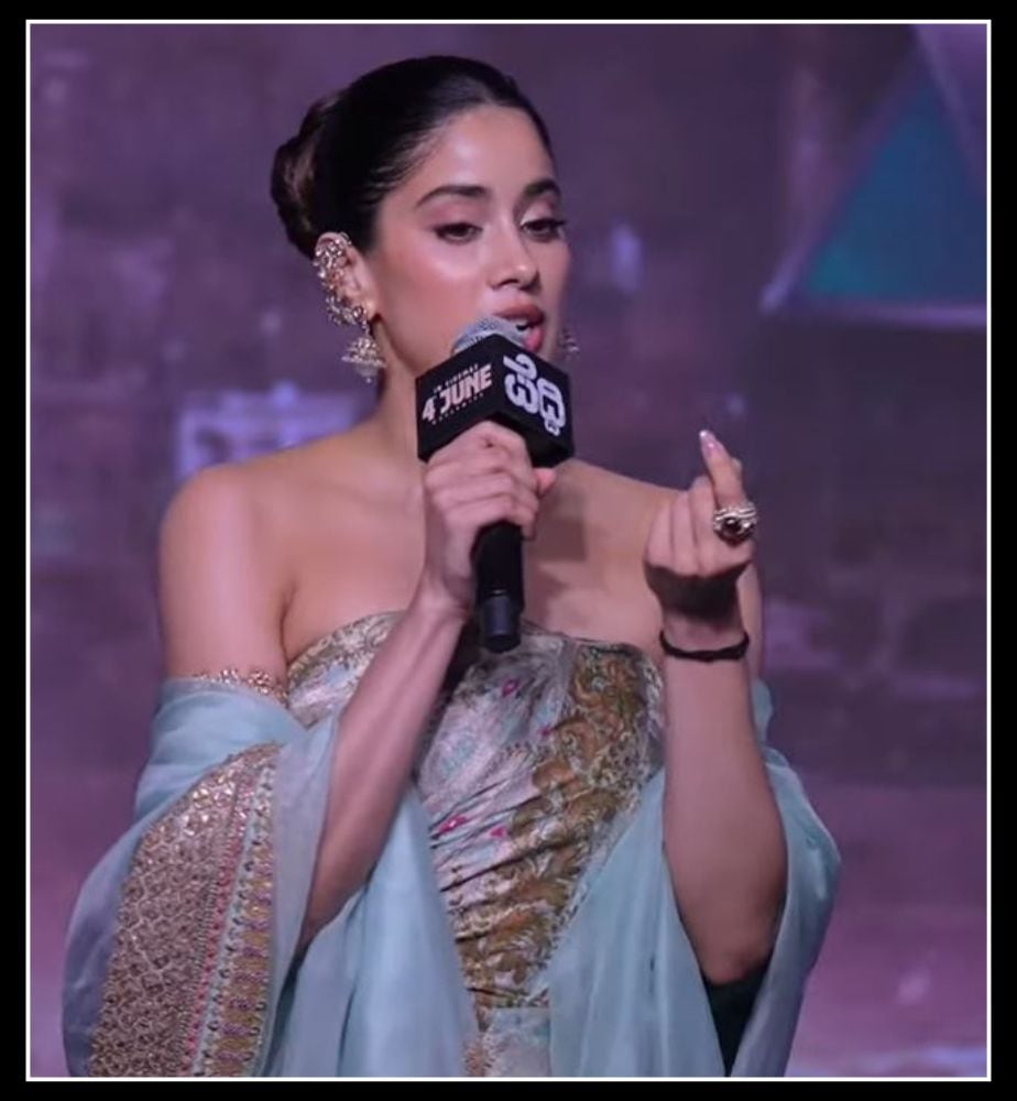 Janhvi Kapoor share experience working with shiva rajkumar in peddi movie