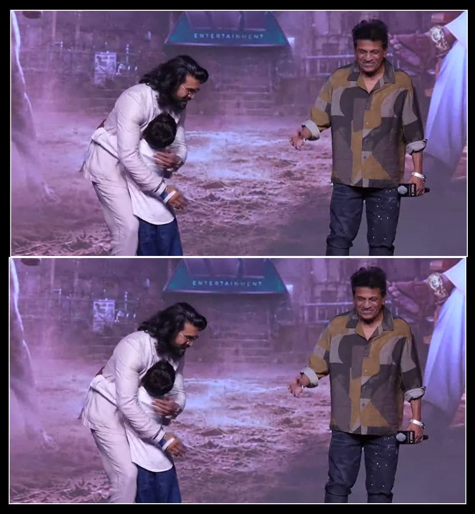ram charan gifted bat to little fan at bengaluru peddi promotional event