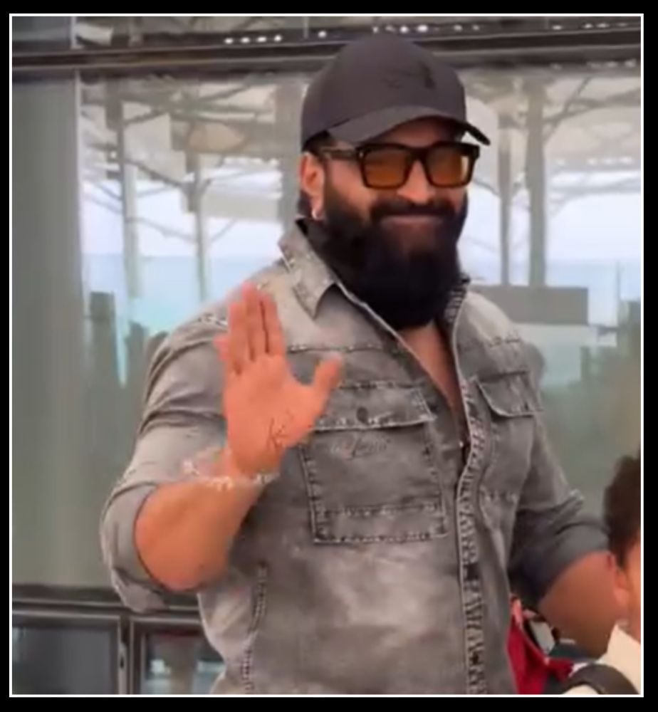 Rishab Shetty family at Hyderabad video got viral