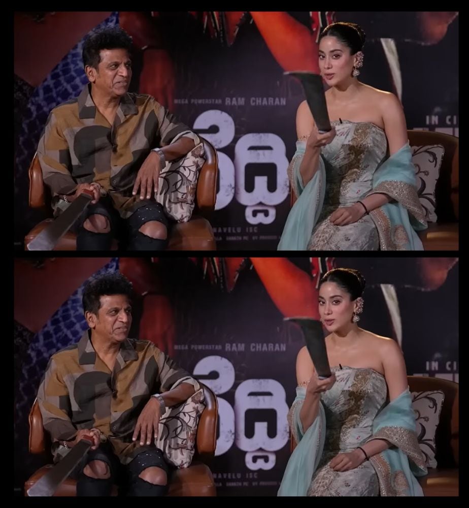 Ram charan Janhvi Kapoor Dialogue with Long of Shiva Rajkumar Movies