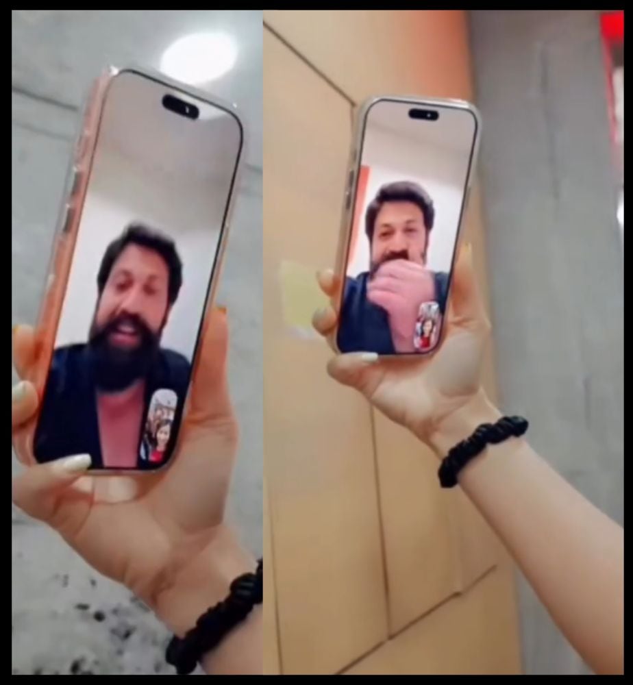 Rocking Star Yash Video Call talking to fans got viral