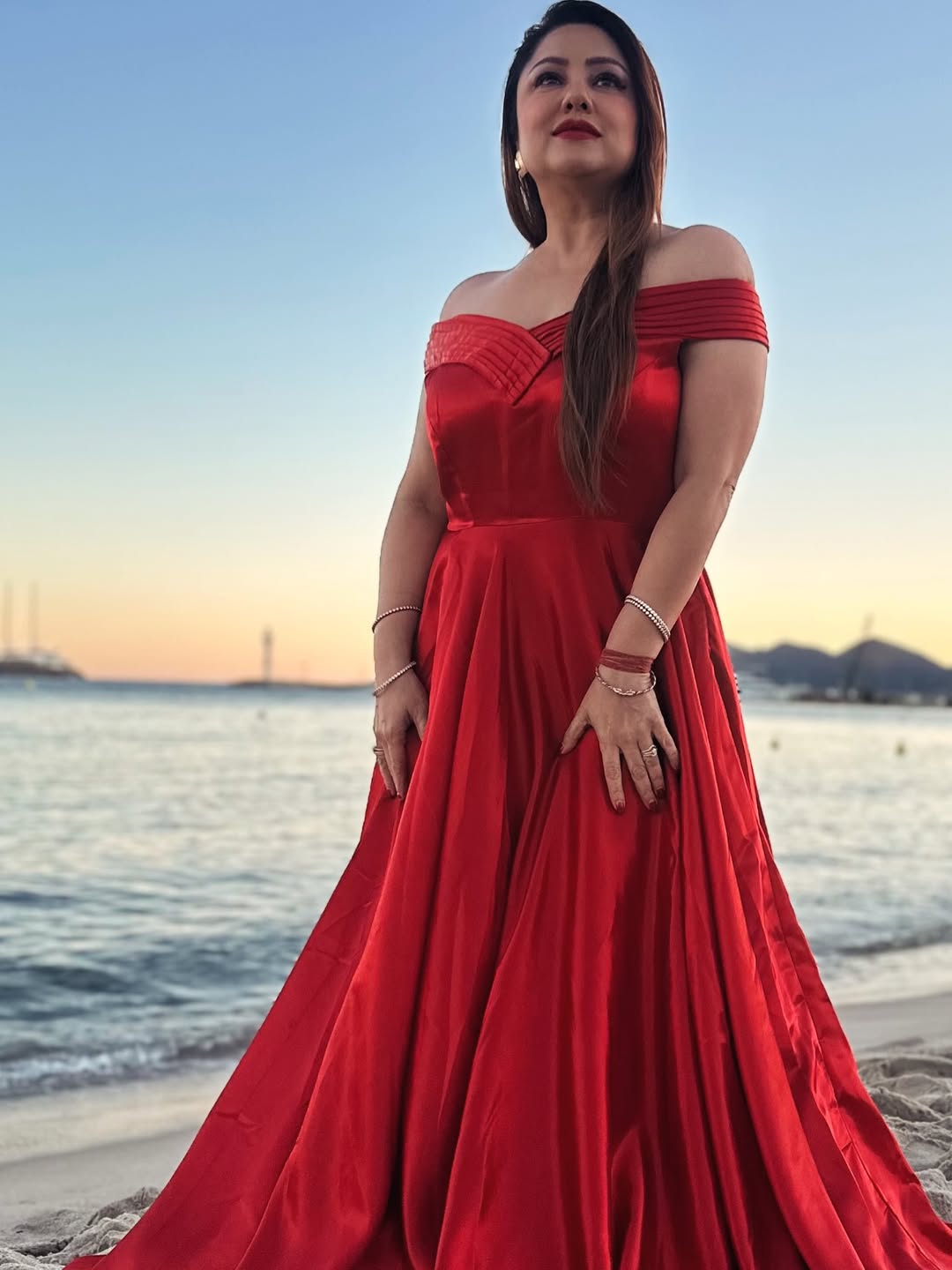 priyanka upendra, priyanka upendra latest photos, priyanka upendra photos, priyanka upendra in French Riviera, priyanka upendra in cannes 2026, priyanka upendra french riviera red gown photos share on social media, ಪ್ರಿಯಾಂಕಾ ಉಪೇಂದ್ರ, ಪ್ರಿಯಾಂಕಾ ಇನ್ ಕಾನ್ಸ್, ಪ್ರಿಯಾಂಕಾ ಇನ್ ಫ್ರೆಂಚ್ ರಿವೇರಿಯಾ, ಪ್ರಿಯಾಂಕಾ ಉಪೇಂದ್ರ ಫೋಟೋಸ್