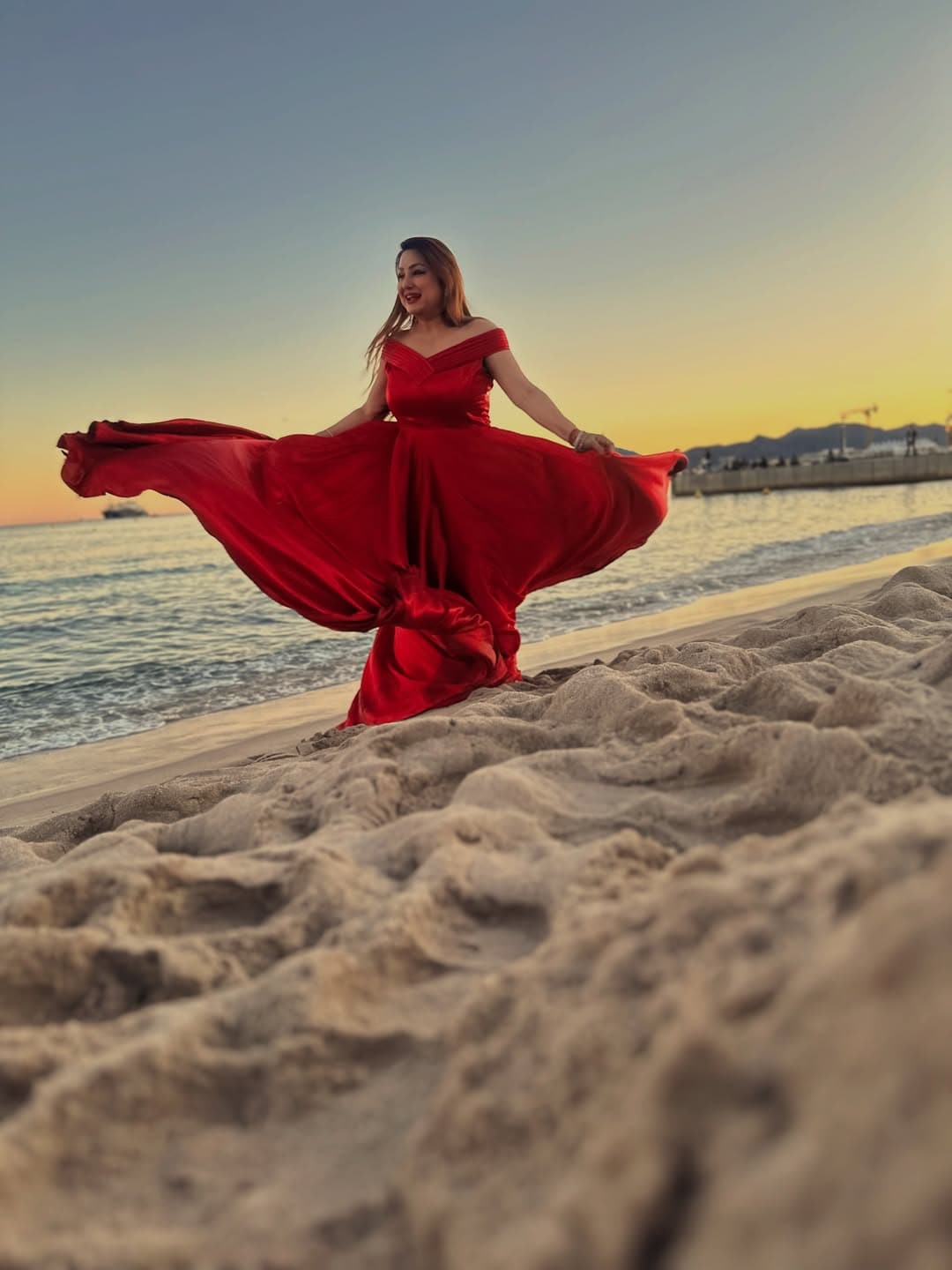 priyanka upendra, priyanka upendra latest photos, priyanka upendra photos, priyanka upendra in French Riviera, priyanka upendra in cannes 2026, priyanka upendra french riviera red gown photos share on social media, ಪ್ರಿಯಾಂಕಾ ಉಪೇಂದ್ರ, ಪ್ರಿಯಾಂಕಾ ಇನ್ ಕಾನ್ಸ್, ಪ್ರಿಯಾಂಕಾ ಇನ್ ಫ್ರೆಂಚ್ ರಿವೇರಿಯಾ, ಪ್ರಿಯಾಂಕಾ ಉಪೇಂದ್ರ ಫೋಟೋಸ್