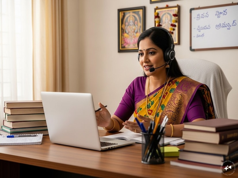ಗಣಿತ, ಕೋಡಿಂಗ್, ಇಂಗ್ಲಿಷ್, ಗ್ರಾಫಿಕ್ ವಿನ್ಯಾಸದಂತಹ ವಿಷಯಗಳ ಬಗ್ಗೆ ನಿಮಗೆ ಉತ್ತಮ ತಿಳುವಳಿಕೆ ಇದ್ದರೆ, ನೀವು ಆನ್ಲೈನ್ ಬೋಧಕರಾಗಿ ಕೆಲಸ ಮಾಡಬಹುದು. ಪಾಠಗಳನ್ನು ನೀಡುವ ಮೂಲಕ, ವಿದ್ಯಾರ್ಥಿಗಳ ಅನುಮಾನಗಳನ್ನು ನಿವಾರಿಸುವ ಮೂಲಕ ಮತ್ತು ಪ್ರಪಂಚದಾದ್ಯಂತದ ವಿದ್ಯಾರ್ಥಿಗಳಿಗೆ ನಿಯೋಜನೆಗಳಲ್ಲಿ ಮಾರ್ಗದರ್ಶನ ನೀಡುವ ಮೂಲಕ ನೀವು ಹಣವನ್ನು ಗಳಿಸಬಹುದು. ಕೆಲವು ಅಂತರರಾಷ್ಟ್ರೀಯ ವೇದಿಕೆಗಳು ಈ ಅವಕಾಶಗಳನ್ನು ನೀಡುತ್ತವೆ. ಗಣಿತ, ಕೋಡಿಂಗ್, ಇಂಗ್ಲಿಷ್, ಗ್ರಾಫಿಕ್ ವಿನ್ಯಾಸದಂತಹ ವಿಷಯಗಳ ಬಗ್ಗೆ ನಿಮಗೆ ಉತ್ತಮ ತಿಳುವಳಿಕೆ ಇದ್ದರೆ, ನೀವು ಆನ್ಲೈನ್ ಬೋಧಕರಾಗಿ ಕೆಲಸ ಮಾಡಬಹುದು. ಪಾಠಗಳನ್ನು ನೀಡುವ ಮೂಲಕ, ವಿದ್ಯಾರ್ಥಿಗಳ ಅನುಮಾನಗಳನ್ನು ನಿವಾರಿಸುವ ಮೂಲಕ ಮತ್ತು ಪ್ರಪಂಚದಾದ್ಯಂತದ ವಿದ್ಯಾರ್ಥಿಗಳಿಗೆ ನಿಯೋಜನೆಗಳಲ್ಲಿ ಮಾರ್ಗದರ್ಶನ ನೀಡುವ ಮೂಲಕ ನೀವು ಹಣವನ್ನು ಗಳಿಸಬಹುದು. ಕೆಲವು ಅಂತರರಾಷ್ಟ್ರೀಯ ವೇದಿಕೆಗಳು ಈ ಅವಕಾಶಗಳನ್ನು ನೀಡುತ್ತವೆ.