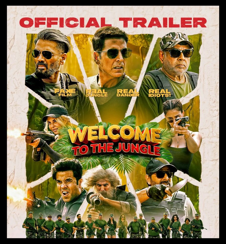 Akshay Kumar Suniel Shetty Welcome to the Jungle Movie Official Trailer Release