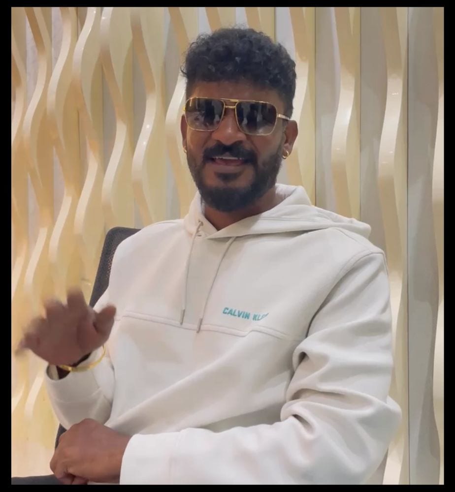 Kannada Actor Chikkanna Tried to Sing Lakshmi Puthra Movie Inmele Song