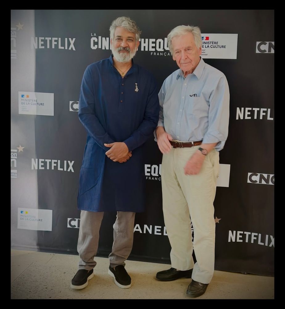 SS Rajamouli honored with permanent theater seat at cinematheque franchise in Paris