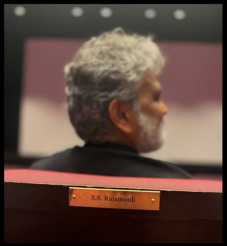 SS Rajamouli honored with permanent theater seat at cinematheque franchise in Paris
