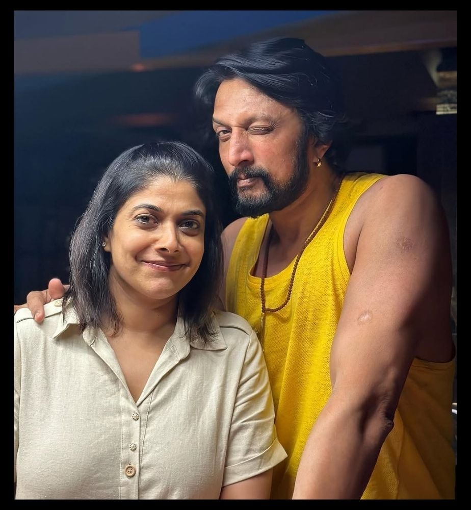 kichcha sudeepa got emotional after watch the mango pachcha Movie