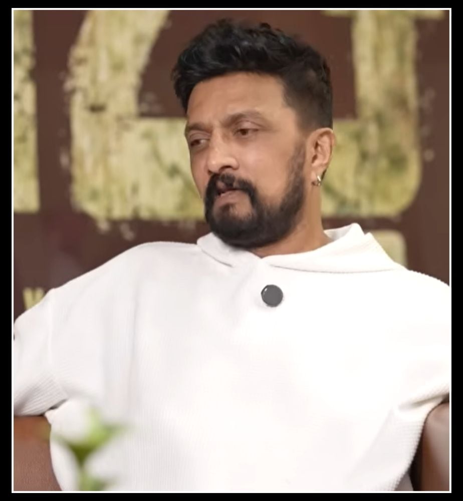 kichcha sudeepa talk about om movie and mango pachcha content at interview