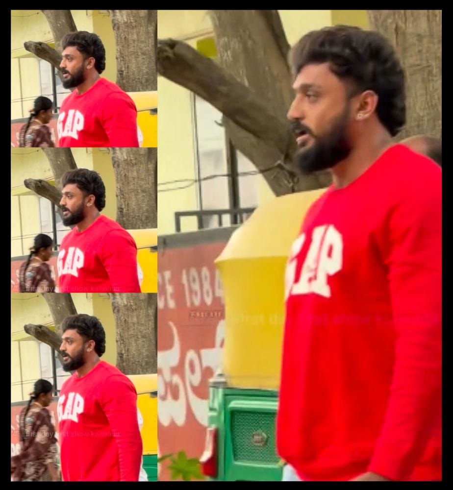 actor dhanveer viral video at parappana agrahara meeting darshan
