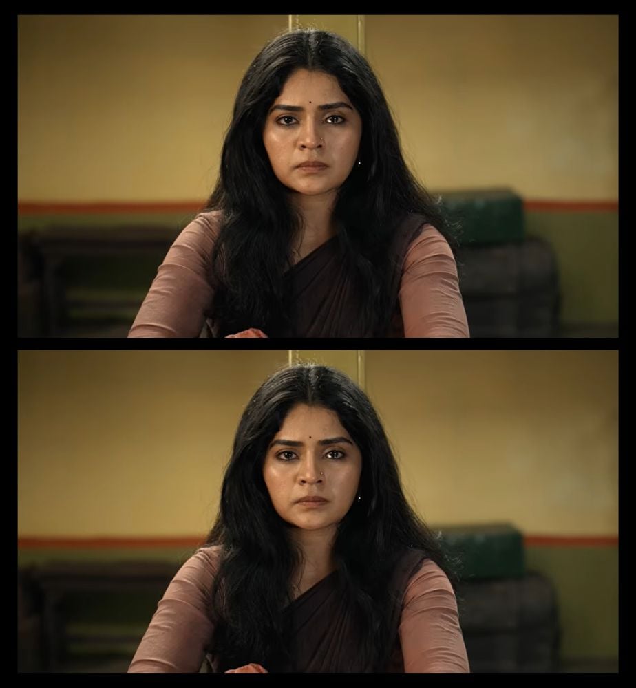 Megha Shetty got hit with a real slipper three times on Graamaayana Movie Daughter Father Scene
