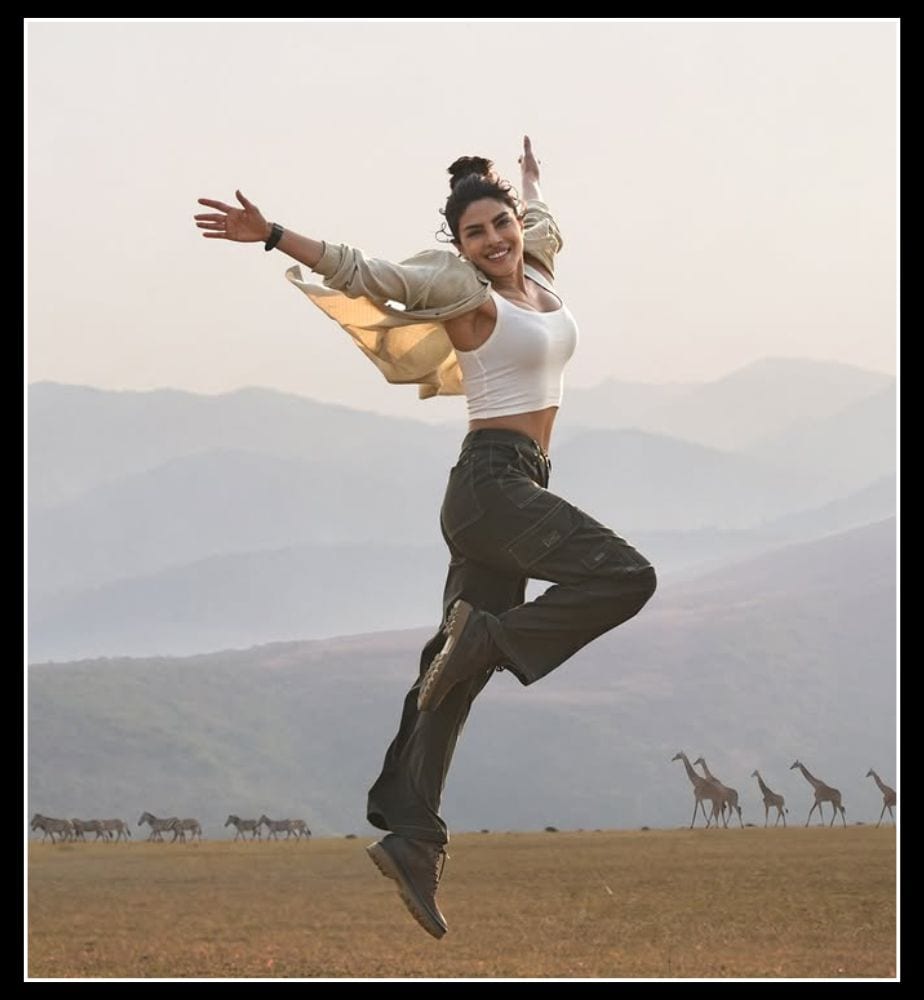 SS Rajamouli Share Priyanka Chopra First Look of Varanasi Movie on her birthday