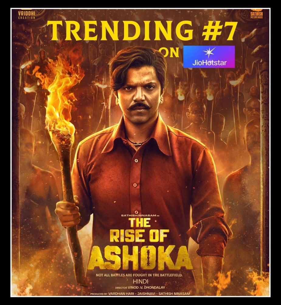 Sathish Ninasam Sapthami Gowda the Rise of Ashoka ott Latest Updates