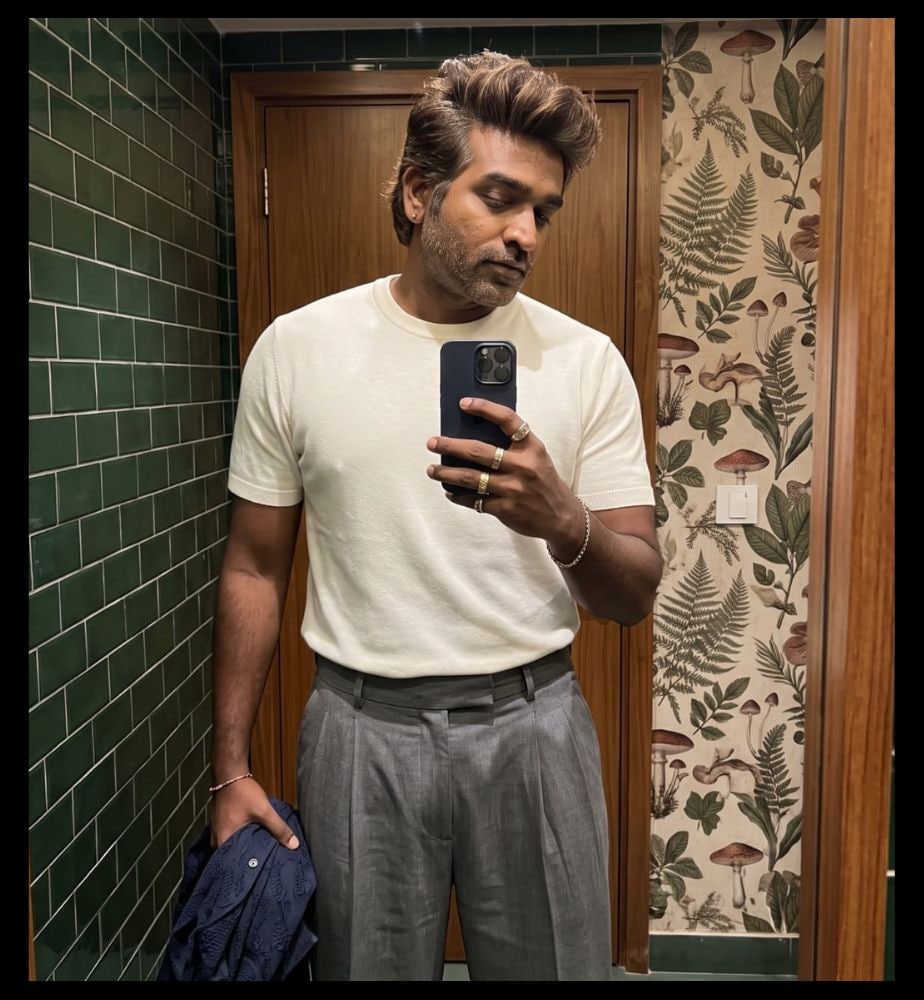 kollywood actor vijay sethupathi slim look photo got viral