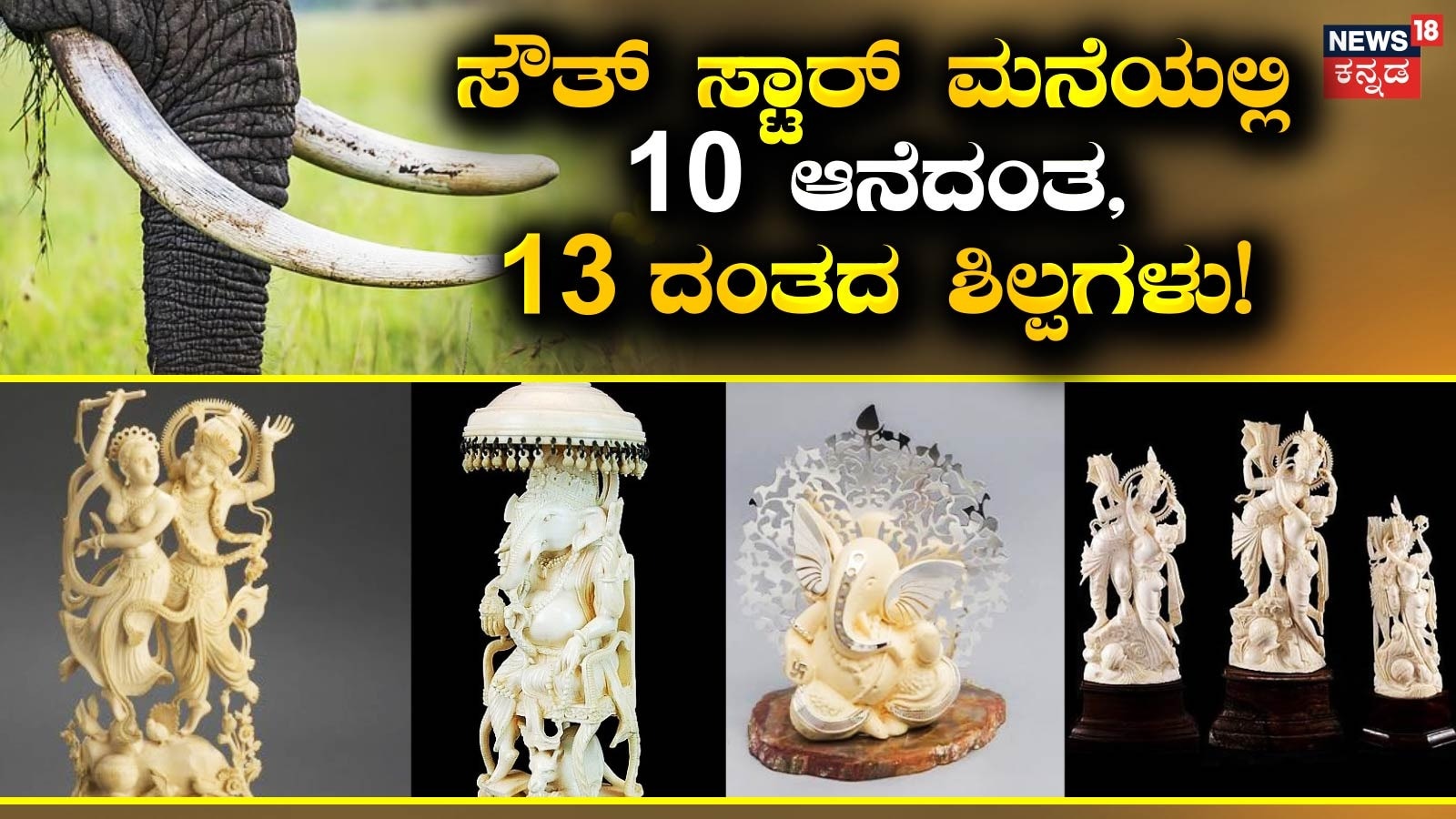 Mohanlal announces about having 10 elephant tusk and 13 ivory idols