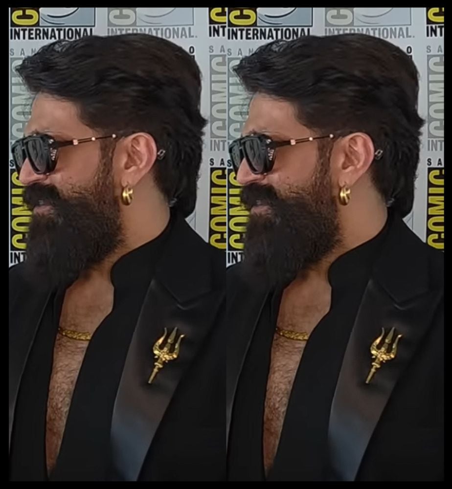 rocking star yash ravana character trishul secret at san diego comic con