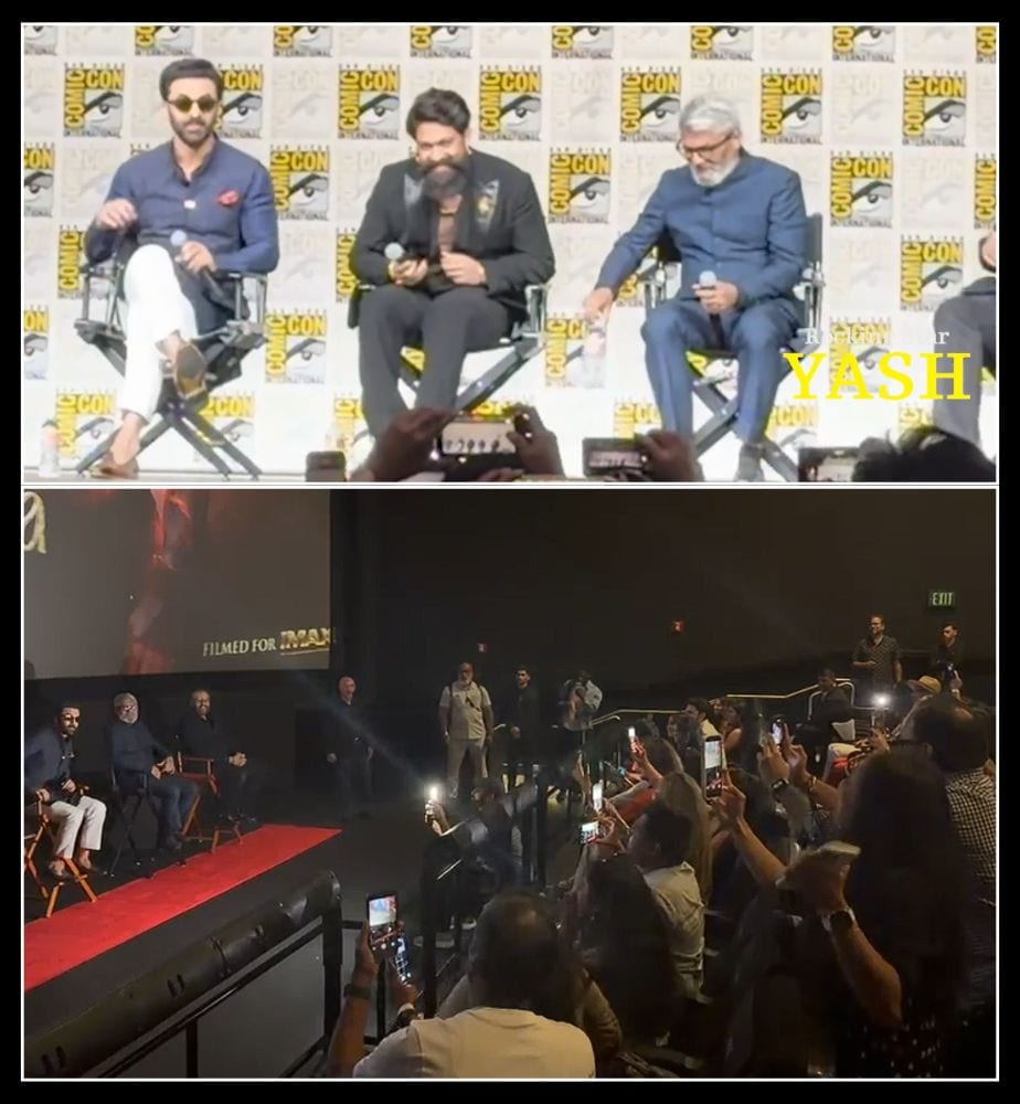 yash craze at comic con fans calls him daddys home