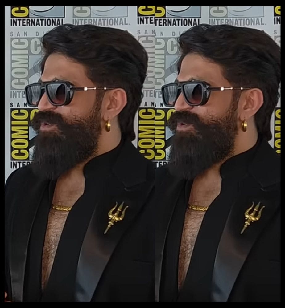 rocking star yash ravana character trishul secret at san diego comic con