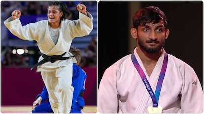 ಕಾಮನ್ವೆಲ್ತ್ ಗೇಮ್ಸ್ನಲ್ಲಿ ಚಿನ್ನ ಗೆದ್ದ ಅಸ್ಮಿತಾ ಡೆ, ಹರ್ಷ್ ಸಿಂಗ್ ಕಾಮನ್ವೆಲ್ತ್ ಗೇಮ್ಸ್ನಲ್ಲಿ ಚಿನ್ನ ಗೆದ್ದ ಅಸ್ಮಿತಾ ಡೆ, ಹರ್ಷ್ ಸಿಂಗ್