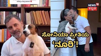 ಸೋನಿಯಾ ಗಾಂಧಿಯವರ ಪ್ರೀತಿಯ ನಾಯಿ 'ನೂರಿ'