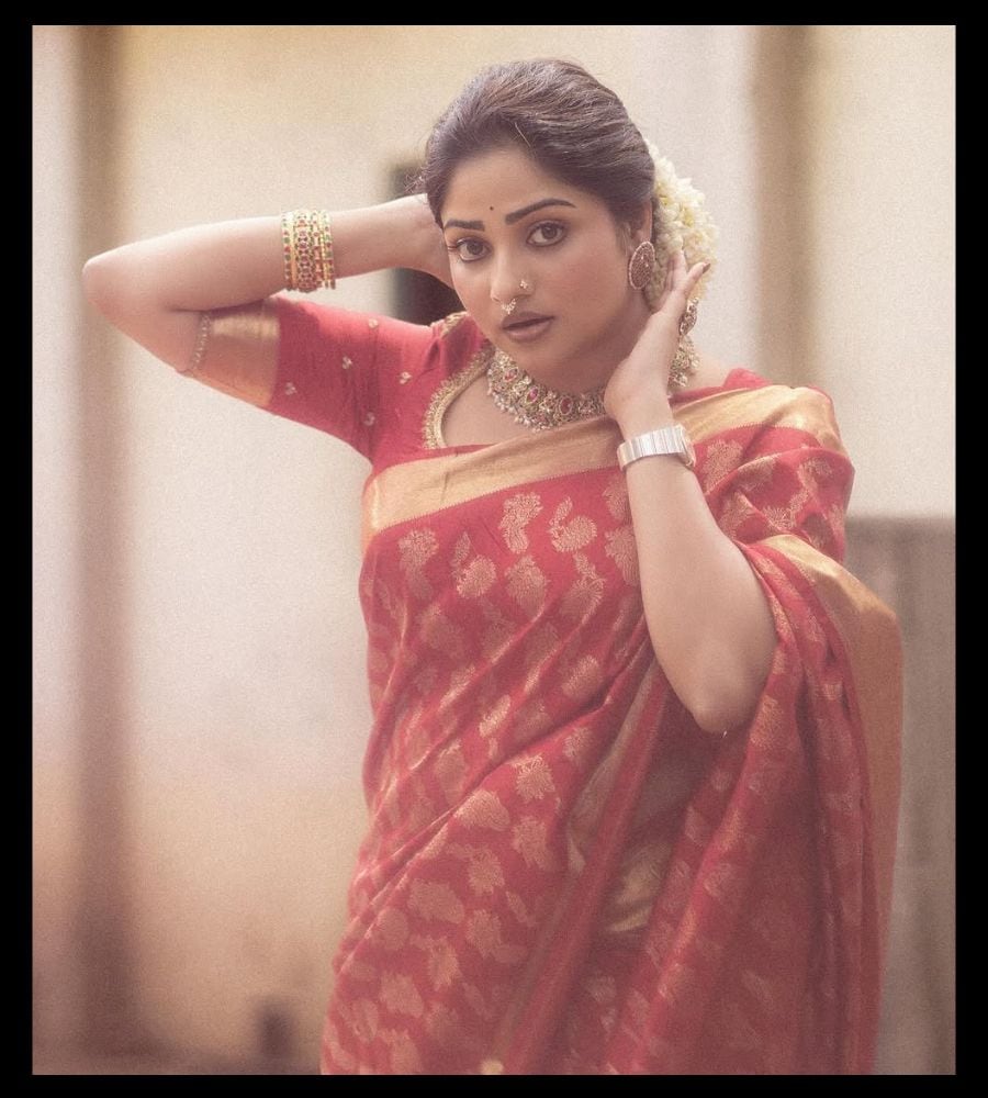 rachita ram angry on content at ayogya 2 movie prerelease event