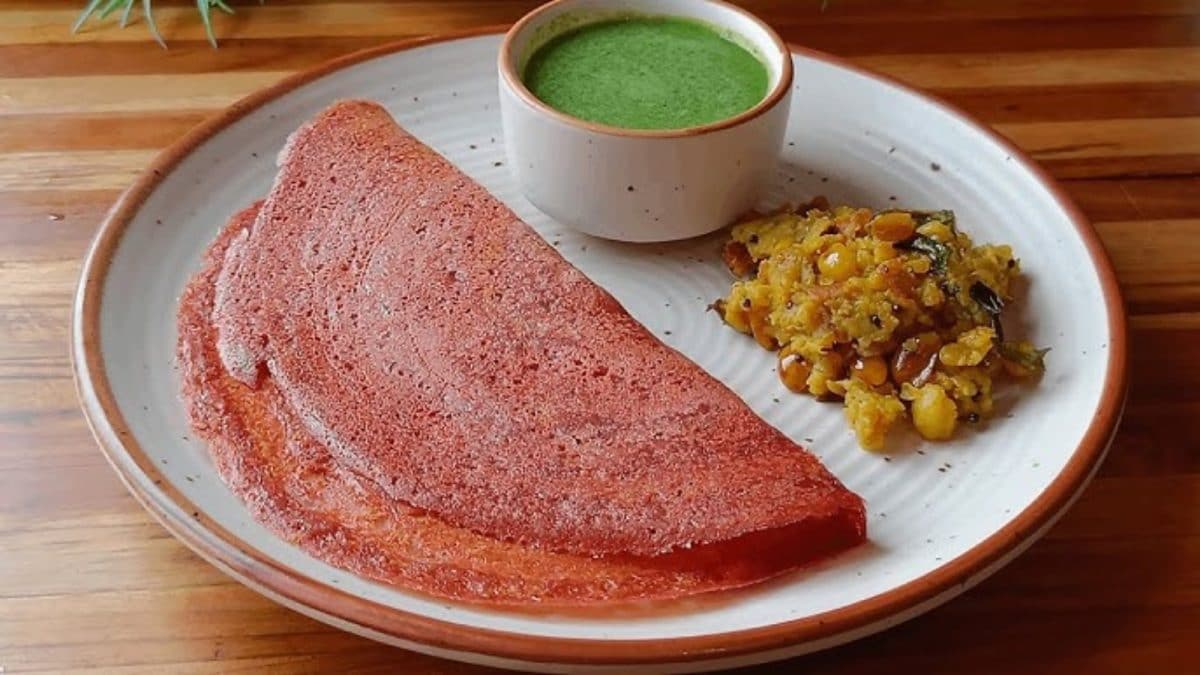 ಓಟ್ಸ್-ಬೀಟ್ರೂಟ್ ದೋಸೆ: ಪೌಷ್ಟಿಕ ಮತ್ತು ರುಚಿಕರ ತಿಂಡಿ