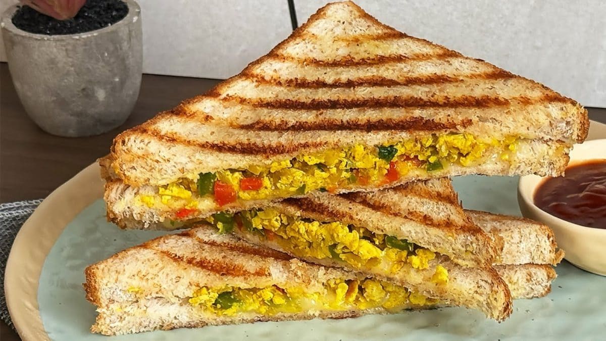 5 ನಿಮಿಷದಲ್ಲಿ ಎಗ್ ಭುರ್ಜಿ ಸ್ಯಾಂಡ್‌ವಿಚ್ ರೆಸಿಪಿ