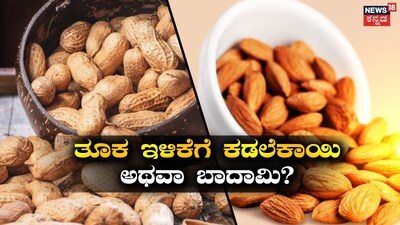 ಕಡಲೆಕಾಯಿ vs ಬಾದಾಮಿ