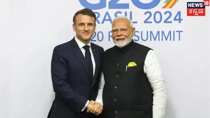 ಮೋದಿ ಜೊತೆ ಫ್ರಾನ್ಸ್ ಅಧ್ಯಕ್ಷರು