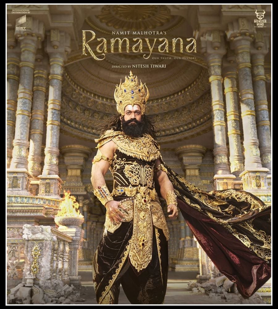 ramayana movie ravana poster out namit malhotra on yash