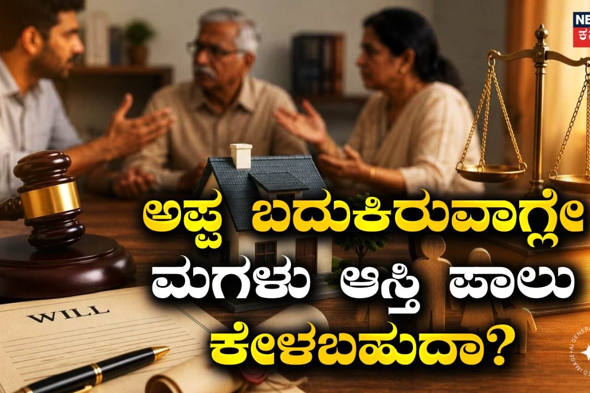 Property Rights: ಅಪ್ಪ ಬದುಕಿರುವಾಗ್ಲೇ ಮಗಳು ಆಸ್ತಿ ಪಾಲು ಕೇಳಬಹುದಾ? ಈ ಒಂದು ಕಾನೂನು ನಿಯಮ ಅನೇಕರಿಗೆ ಗೊತ್ತಿಲ್ಲ?
