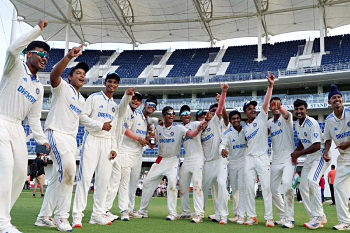 IND U19 vs AUS U19: ಆಸ್ಟ್ರೇಲಿಯಾ ಕಿರಿಯರನ್ನ ಧೂಳೀಪಟ ಮಾಡಿದ ಭಾರತ U19 ತಂಡ! ಯೂತ್​ ಟೆಸ್ಟ್​​ನಲ್ಲಿ ಇನ್ನಿಂಗ್ಸ್ ಅಂತರದ ಜಯ