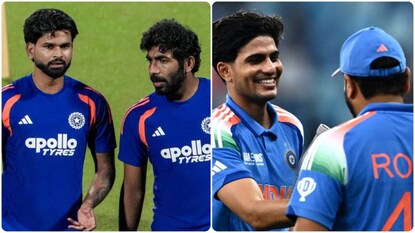 ಶ್ರೇಯಸ್​ ಅಯ್ಯರ್-ಬುಮ್ರಾ(PTI)- ಗಿಲ್-ರೋಹಿತ್ (AFP)