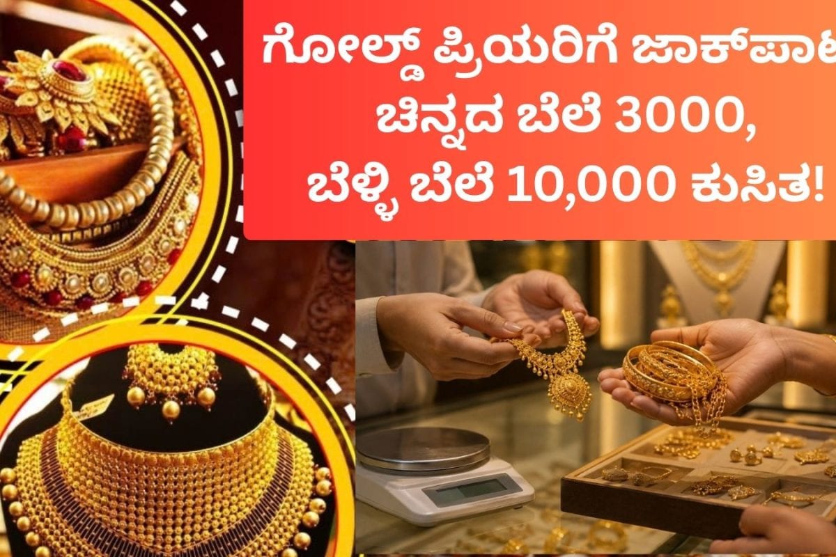 Gold Price: ಚಿನ್ನದ ಬೆಲೆ 3000, ಬೆಳ್ಳಿ ಬೆಲೆ 10,000 ಕುಸಿತ! ಗೋಲ್ಡ್​ ರೇಟ್​​ಗೆ ಮತ್ತಷ್ಟು ಇಳಿಕೆ ಆಗುತ್ತಾ?