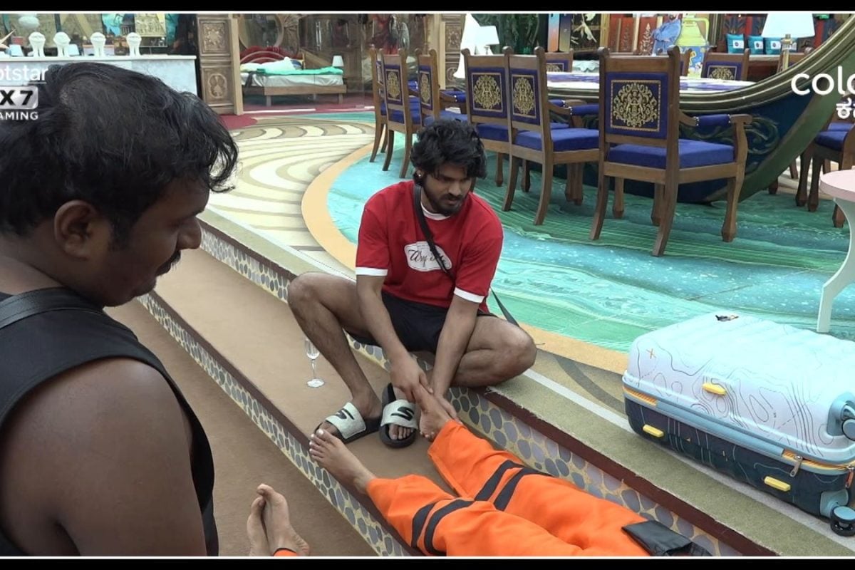 Bigg Boss-13: ಆ ಸ್ಪರ್ಧಿಯ ಕಾಲು ಹಿಡಿದ ಧನುಷ್, ಒಳ್ಳೆ ಗಂಡ ಆಗೋ ಲಕ್ಷಣ ಇದೆ ಎಂದ ಸೌಂದರ್ಯ ಶೆಟ್ಟಿ!