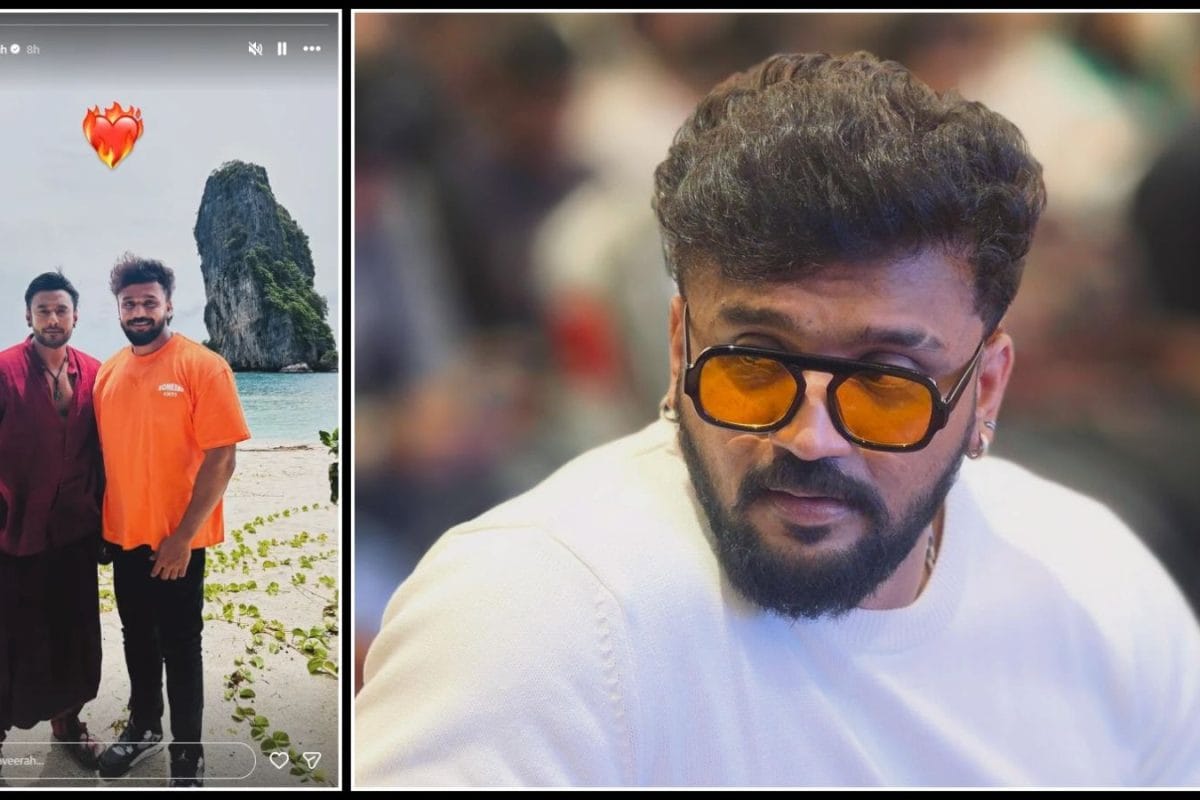 Dhanveer Photo: ದರ್ಶನ್-ಧನ್ವೀರ್ ನಡುವೆ ಇದ್ದಕ್ಕಿದ್ದಂತೆ ಆಗಿದ್ದೇನು? ಸುಡುವ ಇಮೋಜಿಯ ಸ್ಟೇಟಸ್‌ನಲ್ಲಿದೆ ಅದೊಂದು ಅರ್ಥ!