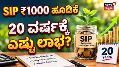 SIP ₹1000 ಹೂಡಿಕೆ20 ವರ್ಷಕ್ಕೆ ಎಷ್ಟು ಲಾಭ?