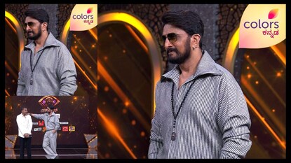 ಕಿಚ್ಚನ ಮುಂದೆ ಕಣ್ಣೀರಾದ ಮಾಡರ್ನ್ ಕವಿ ಮಂಜ್ಯಾ! (ಚಿತ್ರ ಕೃಪೆ: ಕಲರ್ಸ್​ ಕನ್ನಡ ಇನ್​ಸ್ಟಾಗ್ರಾಮ್)