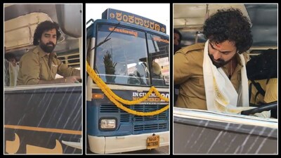 ಬಿಗ್ ಬಾಸ್ ವಿನ್ನರ್ ವಿಭಿನ್ನ ಪ್ರಮೋಷನ್; ಖಾಕಿ ತೊಟ್ಟು ಬಸ್ ಹತ್ತಿದ ಶೈನ್ ಶೆಟ್ಟಿ.!(ಚಿತ್ರ ಕೃಪೆ:ಶಂಕರಾಭರಣ ಸಿನಿಮಾ ಟೀಮ್)