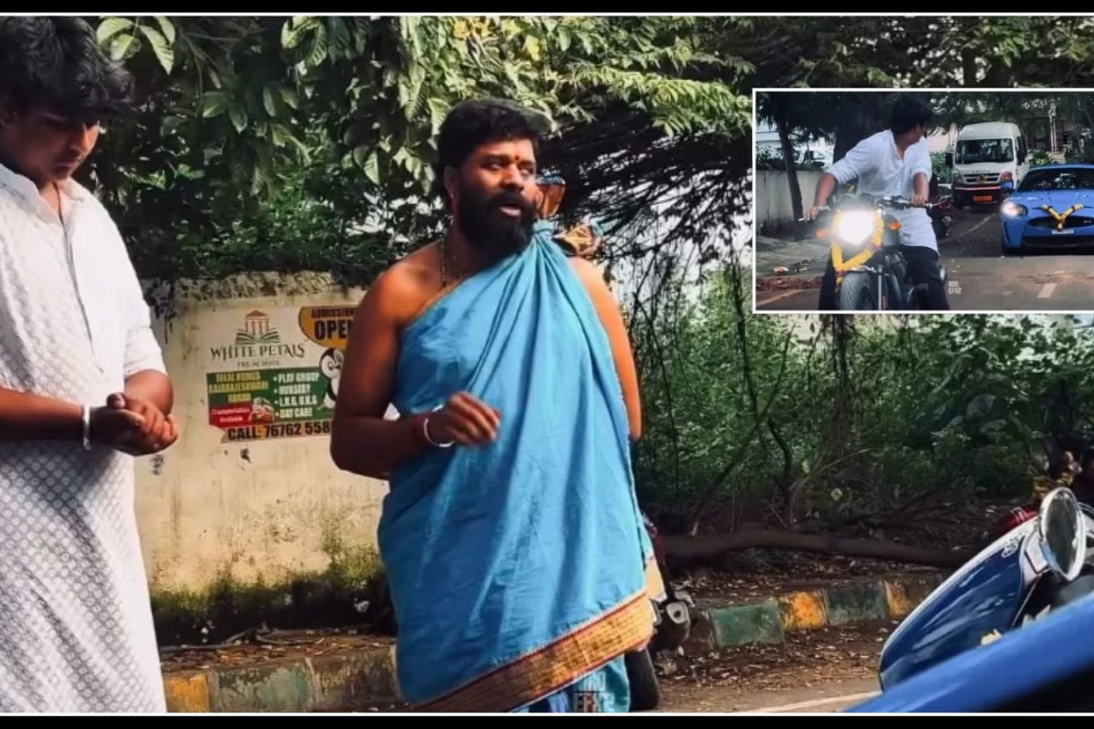 Darshan Vineesh: ದರ್ಶನ್ ಮನೆಯಲ್ಲಿ ಆಯುಧ ಪೂಜೆ ಸಂಭ್ರಮ, ದುಬಾರಿ ಕಾರ್ ಮುಂದೆ ಪೂಜೆಗೆ ನಿಂತ ಪುತ್ರ ವಿನೀಶ್