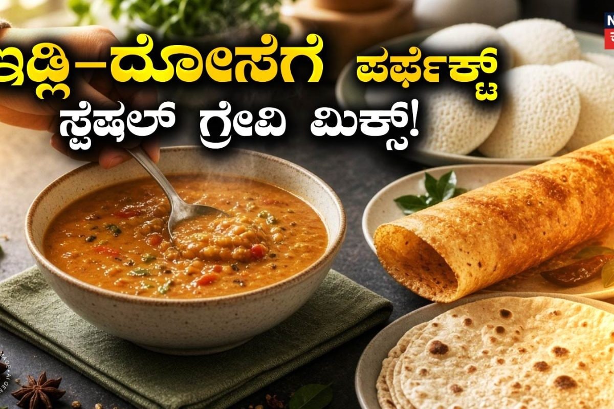 Gravy Mix: ಮೊದಲೇ ಮಾಡಿಟ್ಟುಕೊಳ್ಳಿ ಈ ಗ್ರೇವಿ ಮಿಕ್ಸ್! ಬೆಳಿಗ್ಗೆ ಇಡ್ಲಿ-ದೋಸೆ ಮಾಡುವಾಗ ಯಾವ ಟೆನ್ಶನ್ ಇರೋದಿಲ್ಲ!