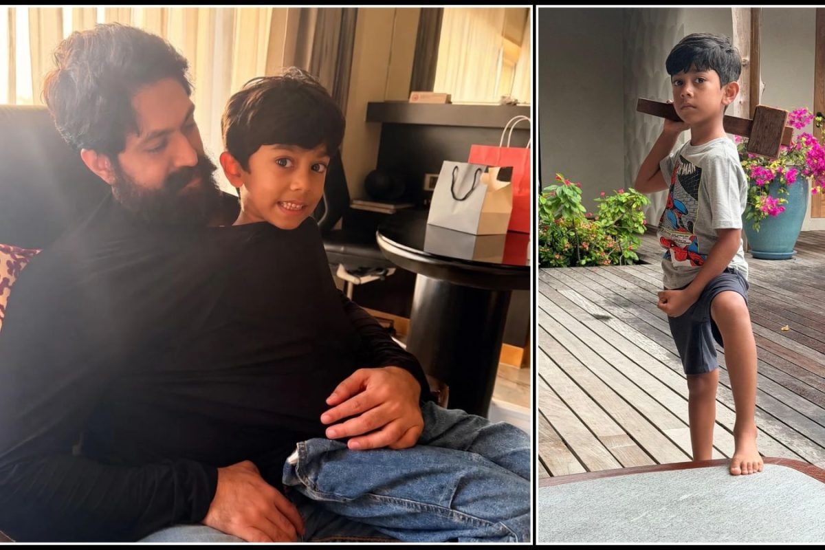 Radhika Pandit: ರಾಕಿ ಭಾಯ್ ತರ ಹ್ಯಾಮರ್ ಹಿಡಿದು ಪೋಸ್; ಮಗನ ಫೋಟೋ ಹಂಚಿಕೊಂಡ ರಾಧಿಕಾ ಪಂಡಿತ್! ಯಾಕ್ ಗೊತ್ತಾ?