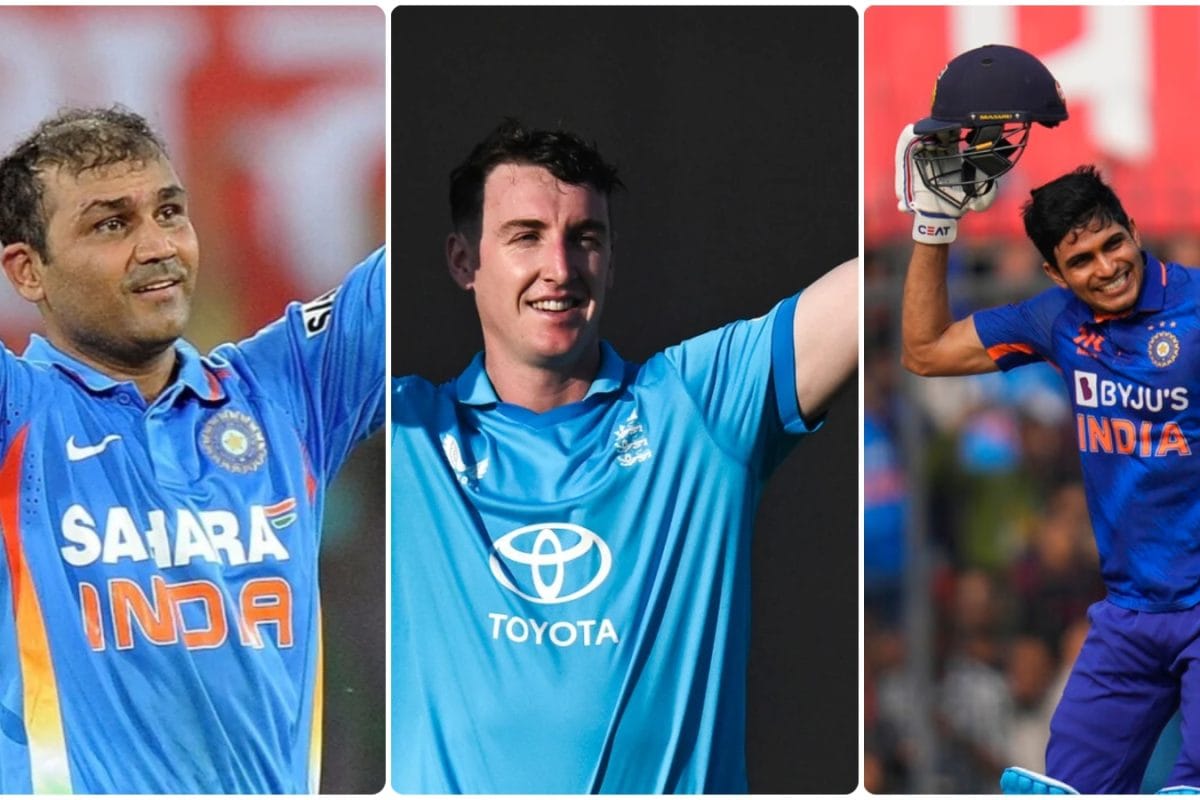 Fastest 200 in ODI: ಸೆಹ್ವಾಗ್​ ಟು ಬ್ರೂಕ್, ಏಕದಿನ ಕ್ರಿಕೆಟ್ ಇತಿಹಾಸದಲ್ಲಿ ಅತ್ಯಂತ ವೇಗವಾಗಿ ದ್ವಿಶತಕ ಸಿಡಿಸಿದ ಟಾಪ್ 7 ಬ್ಯಾಟರ್‌ಗಳಿವರು