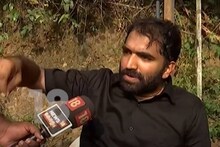 പുതുപ്പള്ളി ഹൗസിന് മുന്നിൽ കറുപ്പണിഞ്ഞ് ഒറ്റയാൾ പ്രതിഷേധവുമായി ചാണ്ടി ഉമ്മൻ
