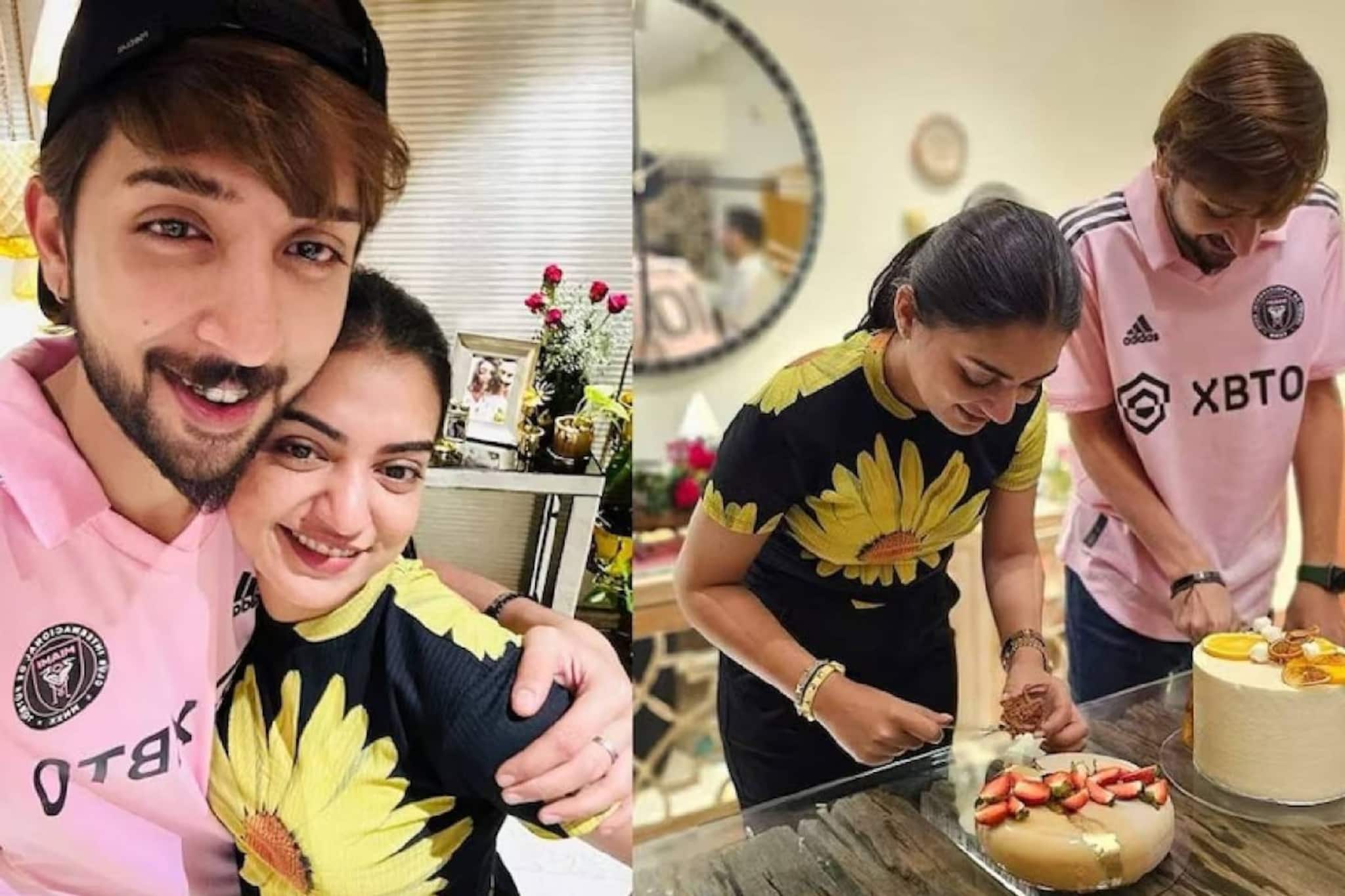 'തന്റെ എല്ലാകാലത്തേയും ഏറ്റവും മികച്ച പിറന്നാൾ സമ്മാനം';  ഒരുമിച്ച് പിറന്നാൾ കേക്ക് മുറിച്ച് നസ്രിയയും സഹോദരനും