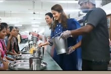 ബിരിയാണി വിളമ്പുന്ന ആളെക്കണ്ടിട്ട് നയൻതാരയെ പോലെ ഇല്ലേ? അല്ല നയൻ‌താര തന്നെ; എന്താ പുതിയ പരിപാടി?