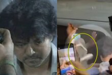 നടൻ വിജയ്ക്കുനേരെ ചെരിപ്പേറ്? വീഡിയോ വൈറൽ