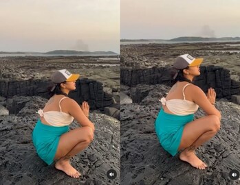 Amala Paul | ഗര്‍ഭകാല ശുശ്രുഷയ്ക്കിടെ 'മലാസനം' പരിശീലിച്ച് നടി അമലാ പോള്‍; വീഡിയോ പകര്‍ത്തി ഭര്‍ത്താവ്